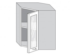 1.60.3у Шкаф настенный (h=720) угловой на 600мм со стекл. дверцей в Талице - talica.магазин96.com | фото