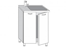 2.60.2м Шкаф-стол на 600мм под врезную мойку с 2-мя дверцами в Талице - talica.магазин96.com | фото