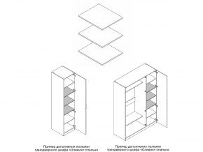 Комплект полок шкафа 1 дверного или 3 дверного в Талице - talica.магазин96.com | фото