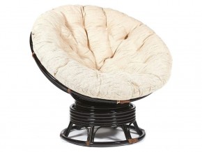 Кресло-качалка Papasan w 23/01 B с подушкой Antique brown, ткань Старт в Талице - talica.магазин96.com | фото