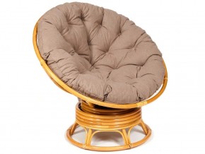 Кресло-качалка Papasan w 23/01 B с подушкой Honey, экошерсть Коричневый в Талице - talica.магазин96.com | фото