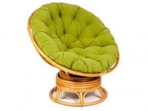 Кресло-качалка Papasan w 23/01 B с подушкой Honey, флок Олива в Талице - talica.магазин96.com | фото