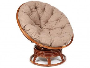 Кресло-качалка Papasan w 23/01 B с подушкой Pecan, экошерсть Коричневый в Талице - talica.магазин96.com | фото