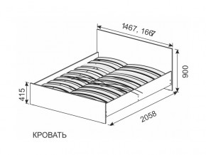 Кровать 1600х2000 ортопедическое основание в Талице - talica.магазин96.com | фото