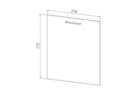 П 60 Комплект для посудомоечной машины 600 мм (цоколь + фасад) ЛДСП в Талице - talica.магазин96.com | фото