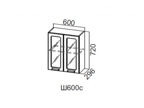 Ш600с/720 Шкаф навесной 600/720 (со стеклом) в Талице - talica.магазин96.com | фото