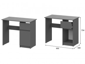 Стол письменный 900 Денвер Графит серый в Талице - talica.магазин96.com | фото