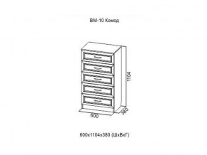 ВМ-10 Комод в Талице - talica.магазин96.com | фото